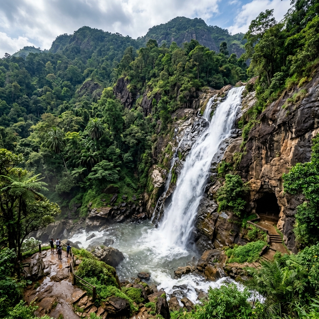 Ravana Cave & Waterfall
